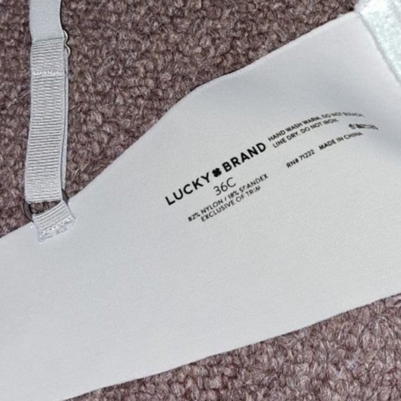 Lucky Brand Women's Blue Floral Bra 36C - Picture 5 of 6